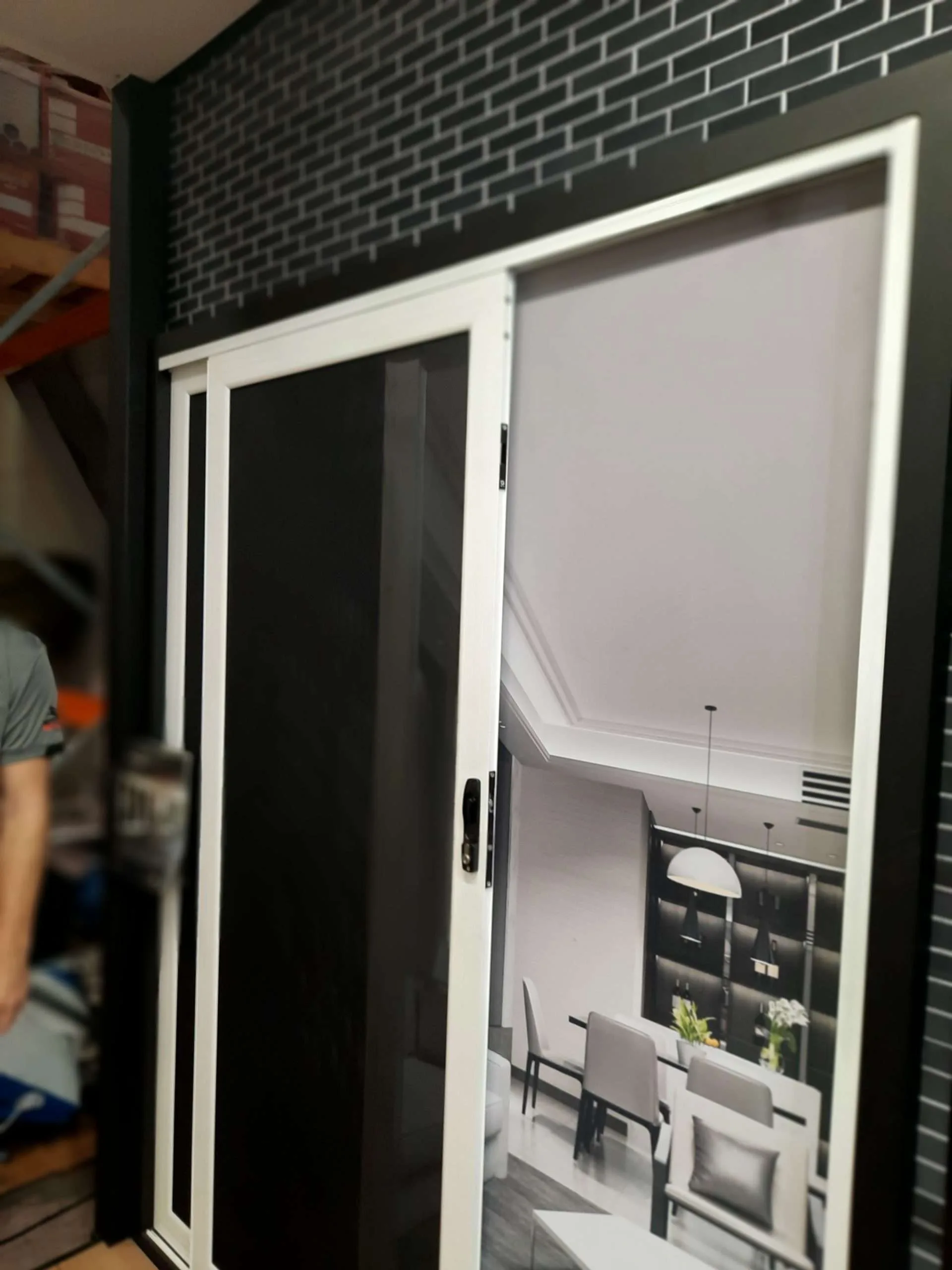 Installed Safer Security Doors screen