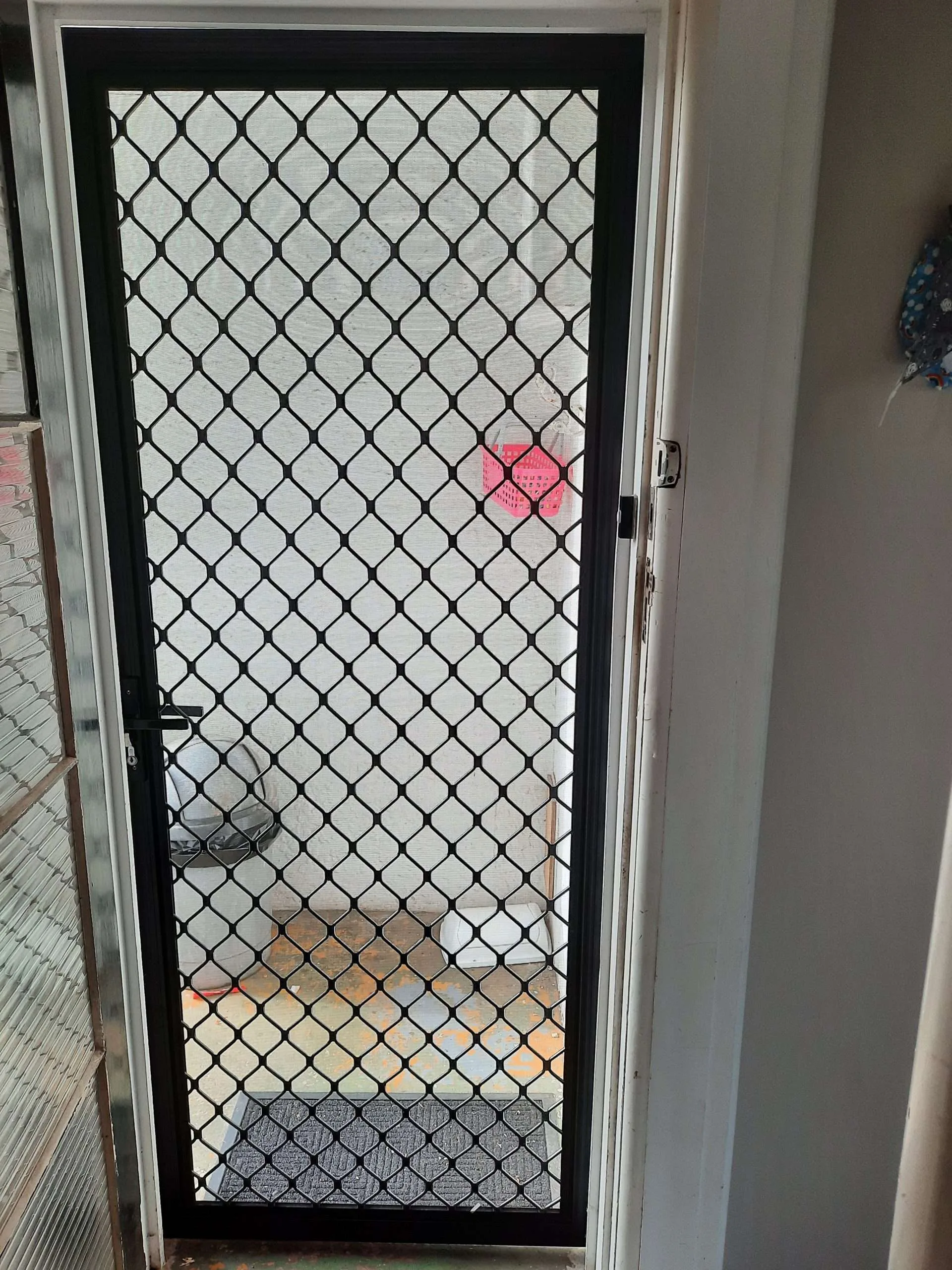 Security door hardware